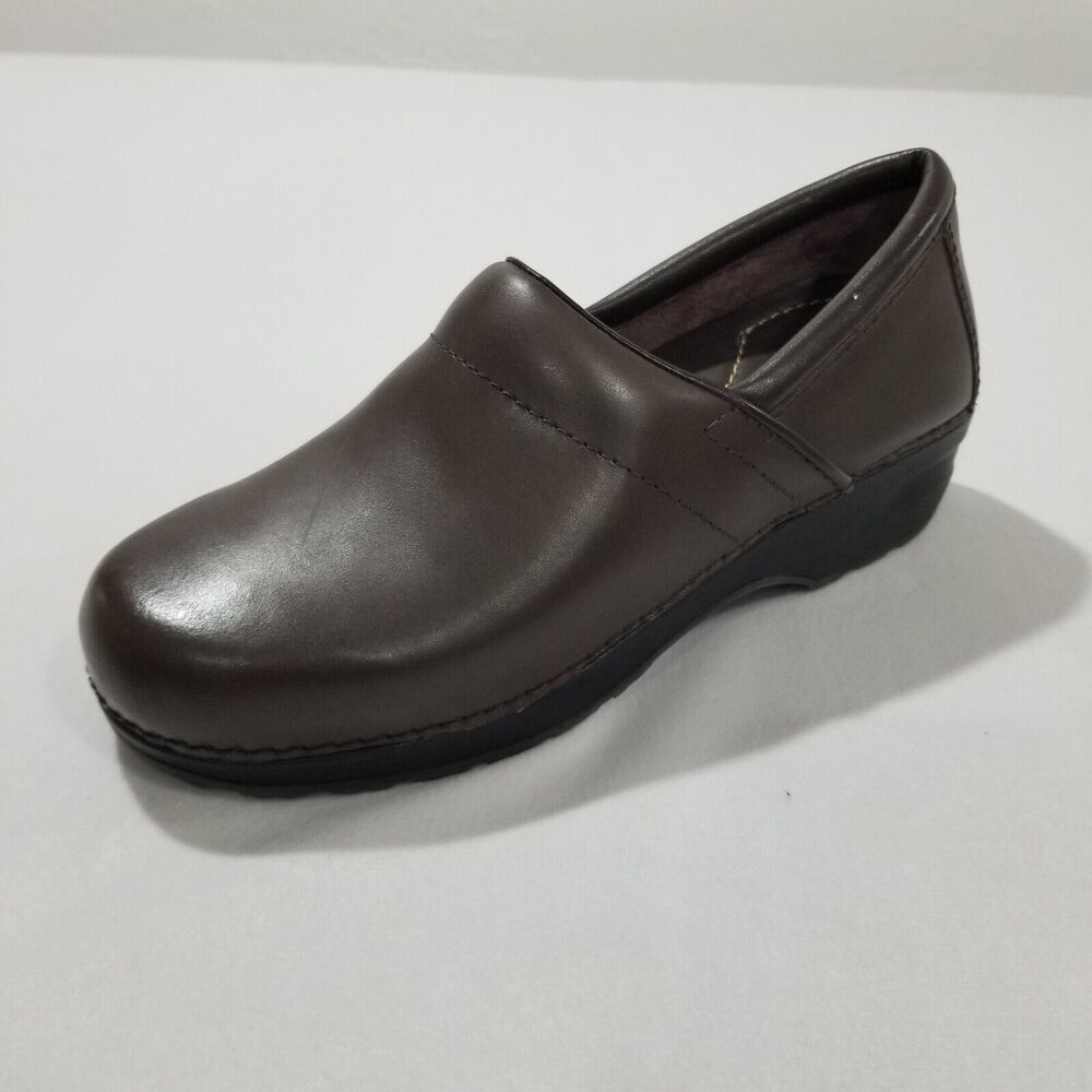 L.L. Bean Brown Leather Clogs